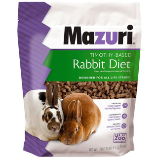 Mazuri Rabbit alimento conejos 1 Kg. y 2,5 Kg.