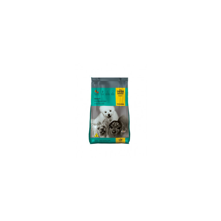 Three Dogs Original Adultos Razas Pequeñas 10 Kg. Three Dogs Original Adultos Razas Pequeñas 10 Kg.