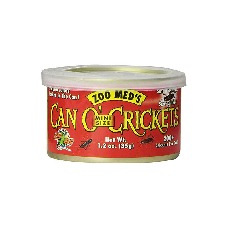 Can O' Crickets Mini Size Grillos en lata 35 gr.