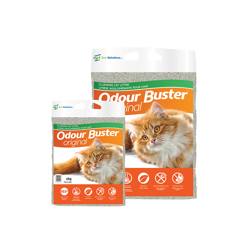 Arena sanitaria aglomerante Odour Buster 14 Kg. Arena sanitaria aglomerante Odour Buster 14 Kg.