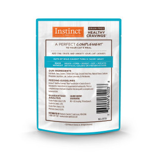 Instinct Healthy Cravings grain free pouch atún 85g.