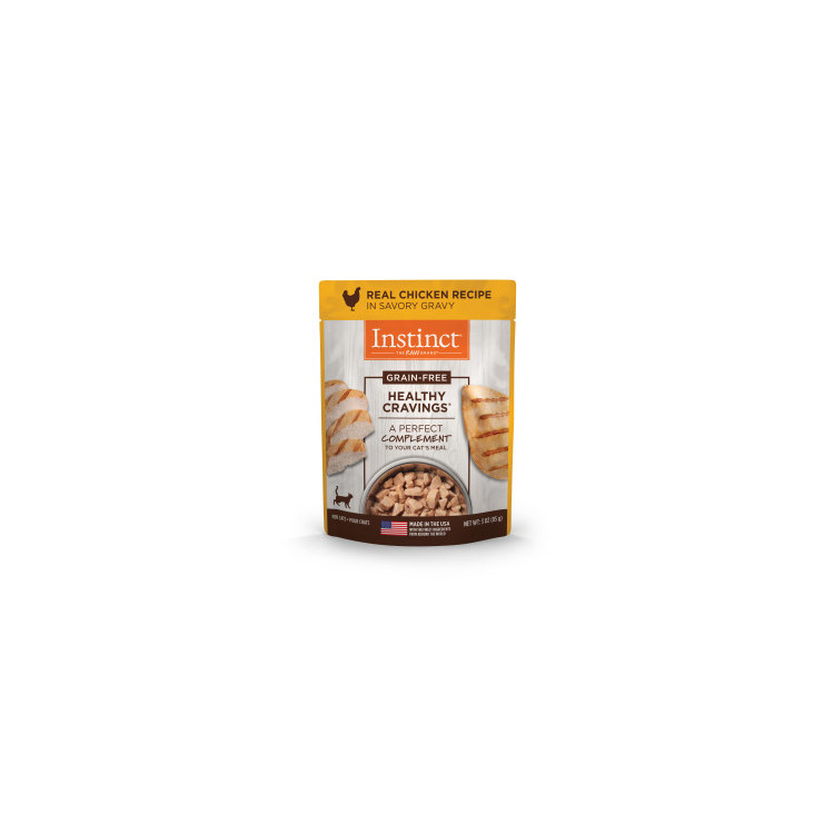 Instinct Healthy Cravings grain free pouch pollo 85g.