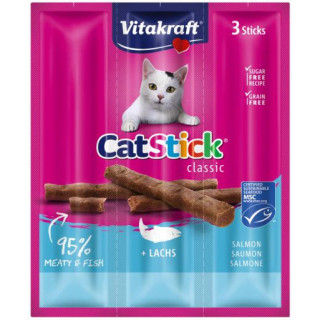 Vitakraft Cat Stick Classic x 3 barras sabor salmón