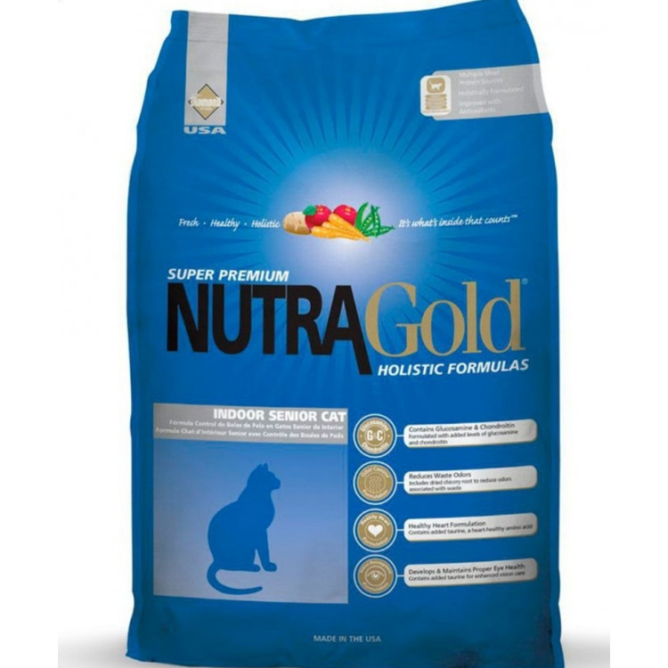 Nutra Gold Senior Cat 7,5 Kg.