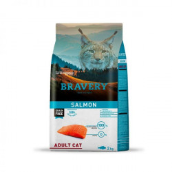 Bravery Grain Free Salmón "Gato Esterilizado" 2 Kg. y 7 Kg.