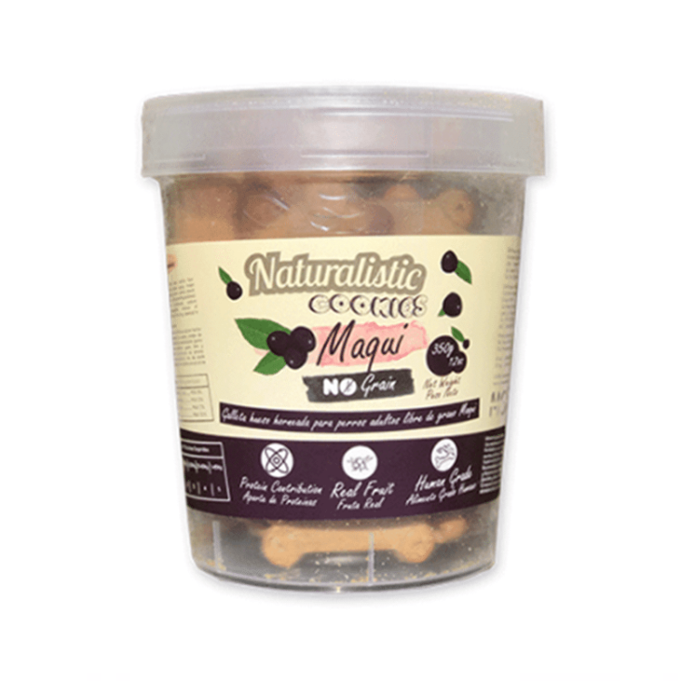 Naturalistic Dog Cookies Maqui No Grain 350 g. Naturalistic Dog Cookies Maqui No Grain 350 g.