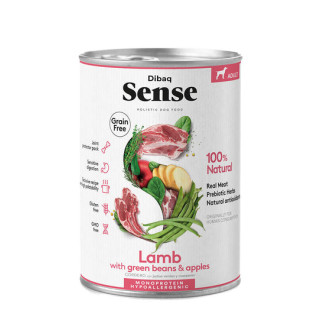 Dibaq Sense Paté Grain Free Lamb para perros lata 380 g.