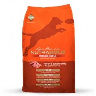 Nutra Gold Grain Free Turkey 13,6 Kg.