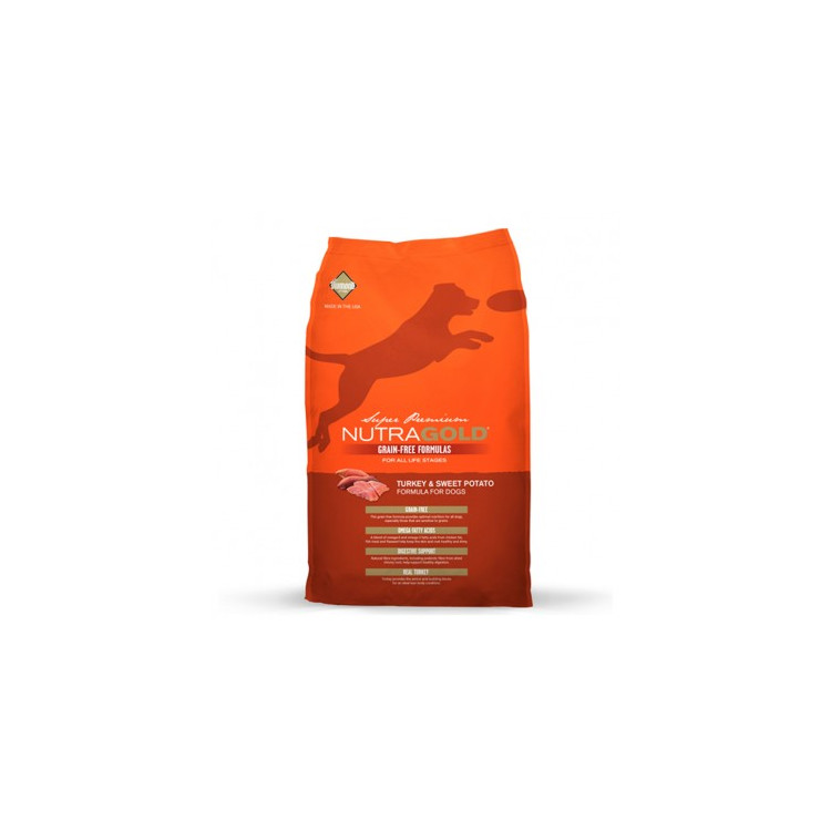 Nutra Gold Grain Free Turkey 13,6 Kg. Nutra Gold Grain Free Turkey 13,6 Kg.