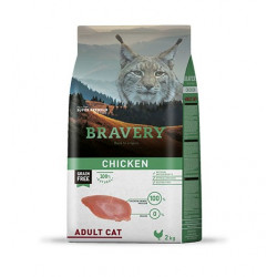 Bravery Grain Free Pollo Gato Adulto 2Kg - 7 Kg.