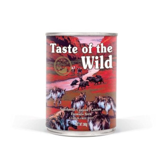 Taste of the Wild Southwest C. pate jabalí grain free lata 390 g.