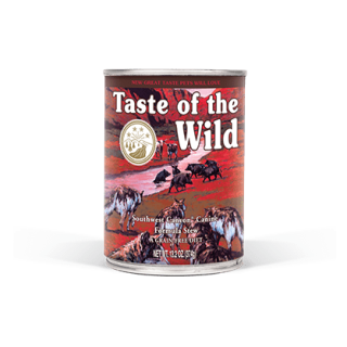 Taste of the Wild Southwest C. pate jabalí grain free lata 390 g.