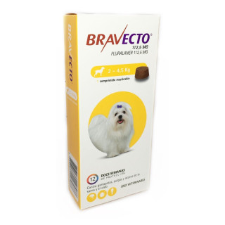 Bravecto Perros 2- 4,5 Kg. VENCIMIENTO: 03-2023