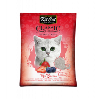 Kit Cat Classic Frutos Rojos arena aglomerante 7Kg - 20Kg.