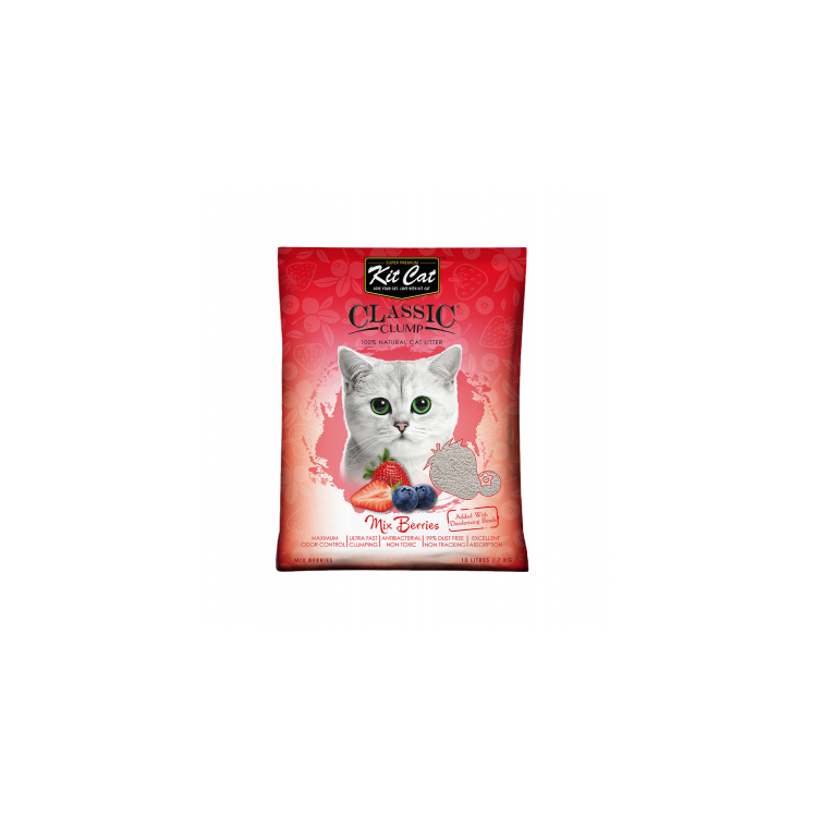 Kit Cat Classic Frutos Rojos arena aglomerante 7Kg - 20Kg.