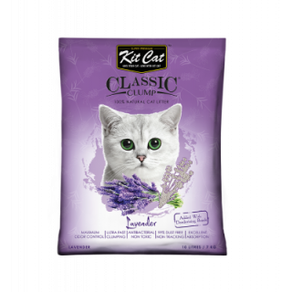 Kit Cat Classic Lavanda arena aglomerante 7Kg - 20Kg.