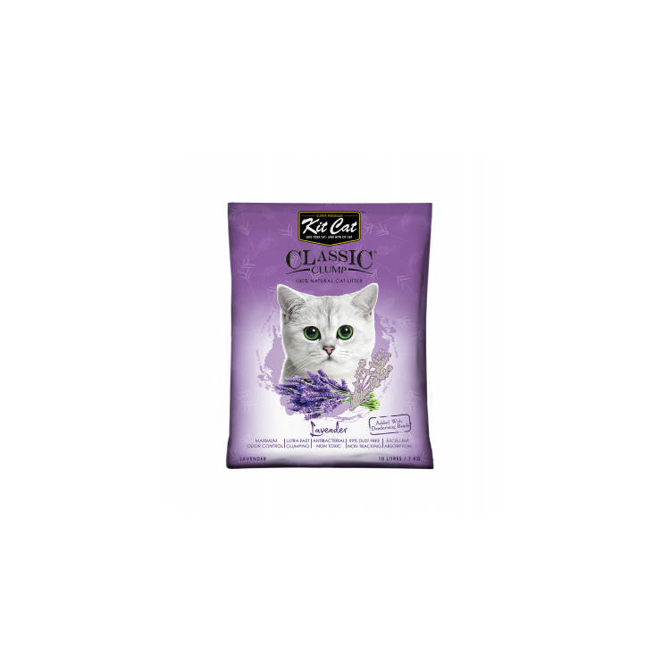 Kit Cat Classic Lavanda arena aglomerante 7Kg - 20Kg.