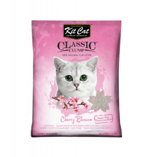 Kit Cat Classic Flor de Cerezo arena aglomerante 7Kg - 20Kg.