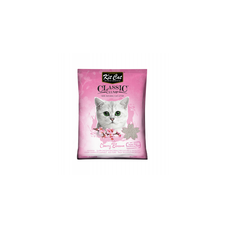 Kit Cat Classic Flor de Cerezo arena aglomerante 7Kg - 20Kg.