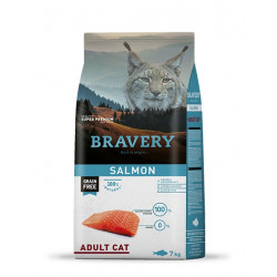 Bravery Grain Free Salmón Gato Adulto 2 Kg.