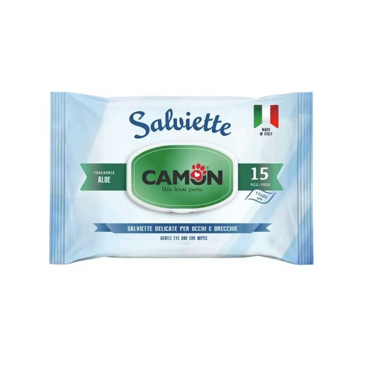 Camon Salviette Aloe Vera toallitas húmedas 15 unid.