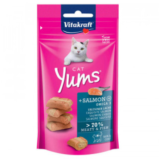 Vitakraft Cat Yums Salmón bocaditos húmedos para gatos