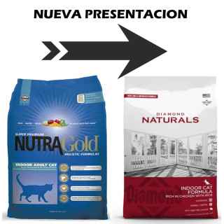 Naturals Diamond Indoor Adult Cat 1Kg -7,5Kg. ex Nutra Gold