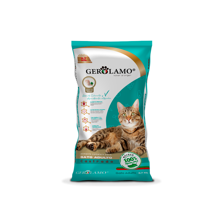 Gerolamo Premium Gato Castrado 2,7 - 8 Kg.