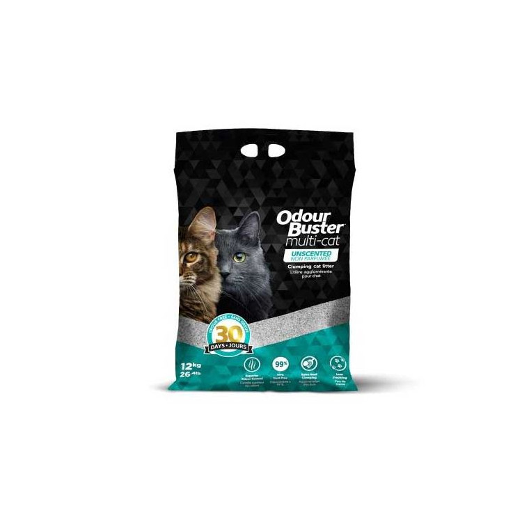 Odour Buster Multicat 12 Kg. arena sanitaria aglomerante