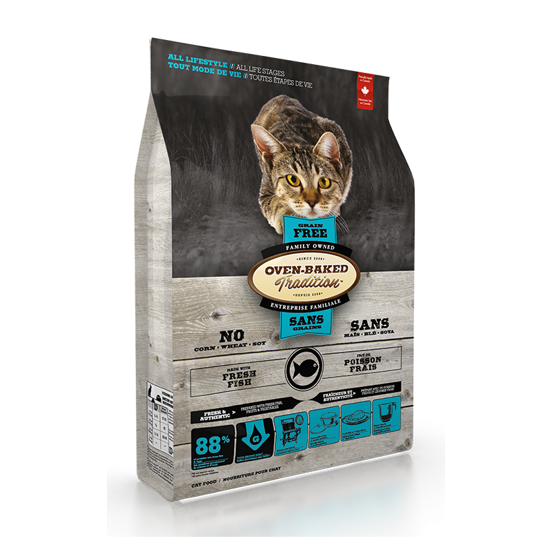 Oven Baked Grain Free gato Pescados 2,27 - 4,5Kg.