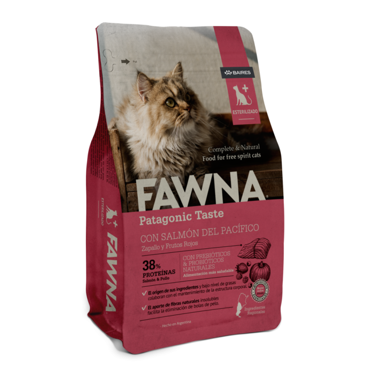 Fawna Patagonic Taste gato esterilizado 3 - 7,5 Kg.