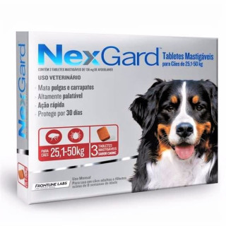 Nexgard 25 - 50 Kg. x 3 comprimidos