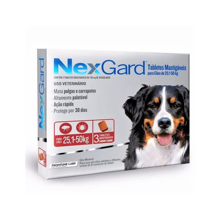 Nexgard 25 - 50 Kg. x 3 comprimidos