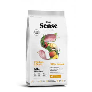 Dibaq Sense Grain Free Adult Dog Chicken & Duck 2 - 12 Kg.