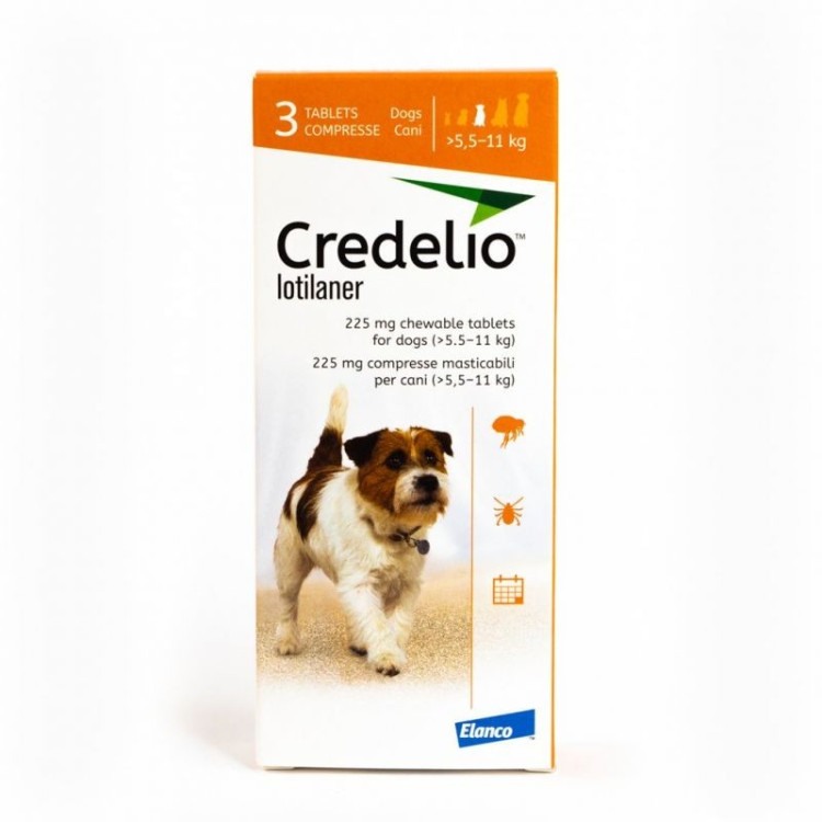 Credelio 5,5 - 11 Kg. x 3 comprimidos antipulgas garrapatas Credelio 5,5 - 11 Kg. x 3 comprimidos antipulgas garrapatas