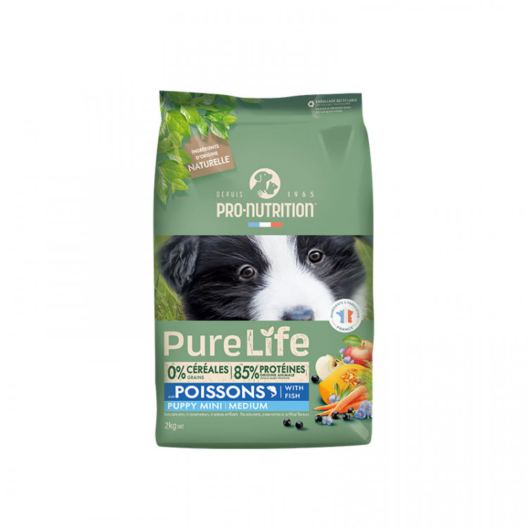 Pure Life "Puppy Mini Medium" 12 Kg. grain free Pro Nutrition Pure Life "Puppy Mini Medium" 12 Kg. grain free Pro Nutrition