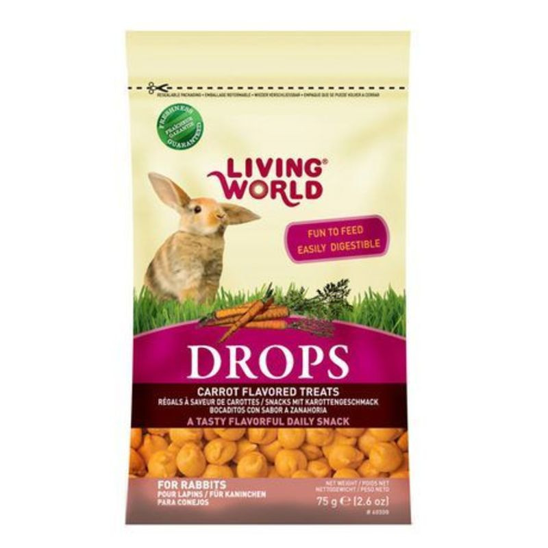 Snack Drops Zanahoria Conejos Living World