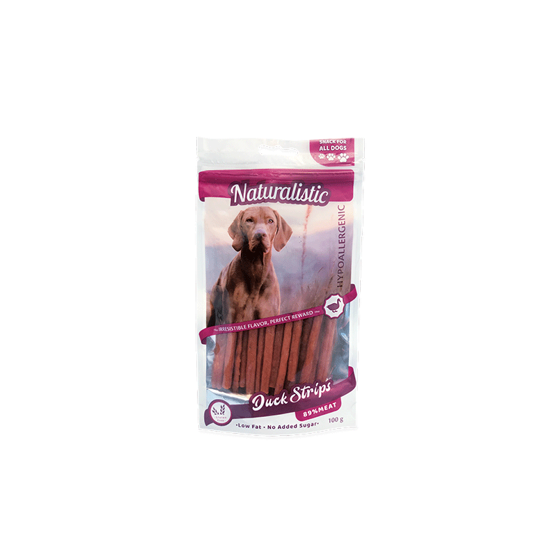 "Strips de Pato" Treats Naturalistic 100 G.