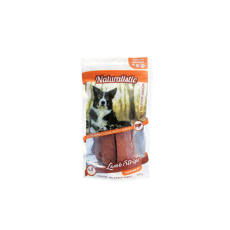 "Strips de Cordero" Treats Naturalistic 100 G.