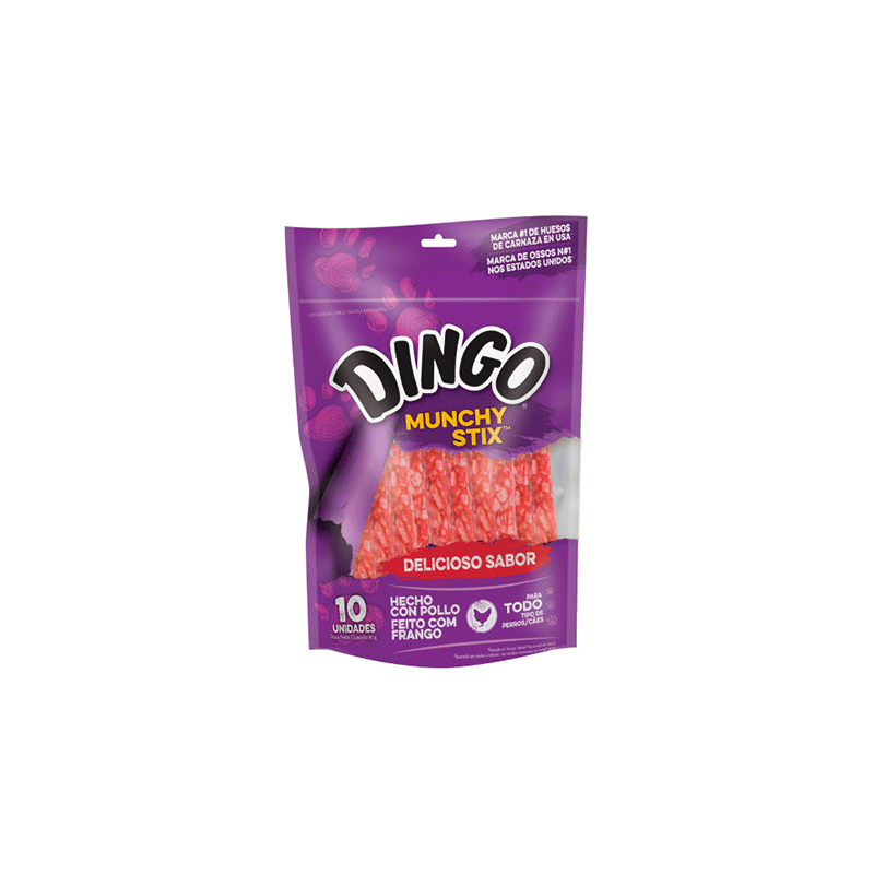 Palitos Crocantes 10 unid. Dingo "Munchy Stix"