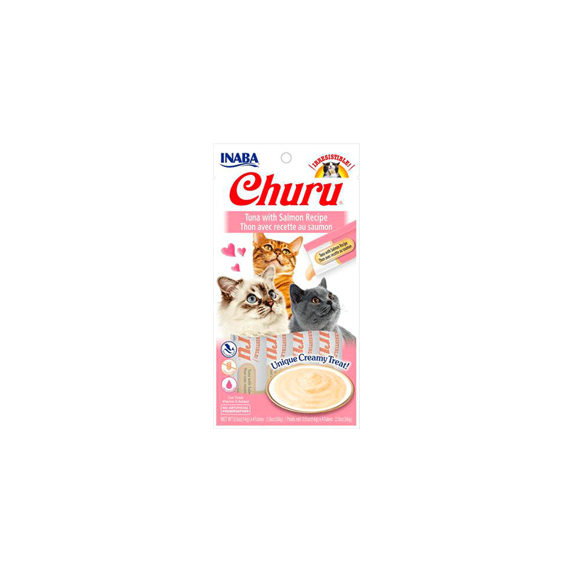 Snack Cremoso para Gatos Churu "Atún & Salmón"