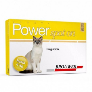 Power Spot-on Pipeta Antipulgas Gatos hasta 4 Kg.