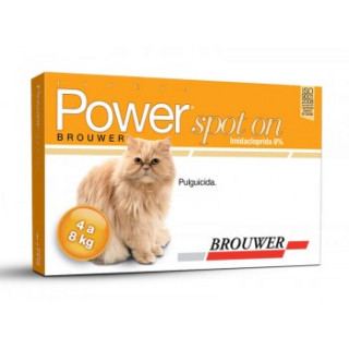 Power Spot-on Pipeta Antipulgas Gatos 4 Kg. - 8 Kg.