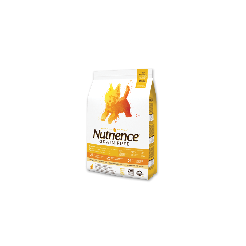 Nutrience Grain Free Razas Pequeñas 2,5 Kg. y 5 Kg.