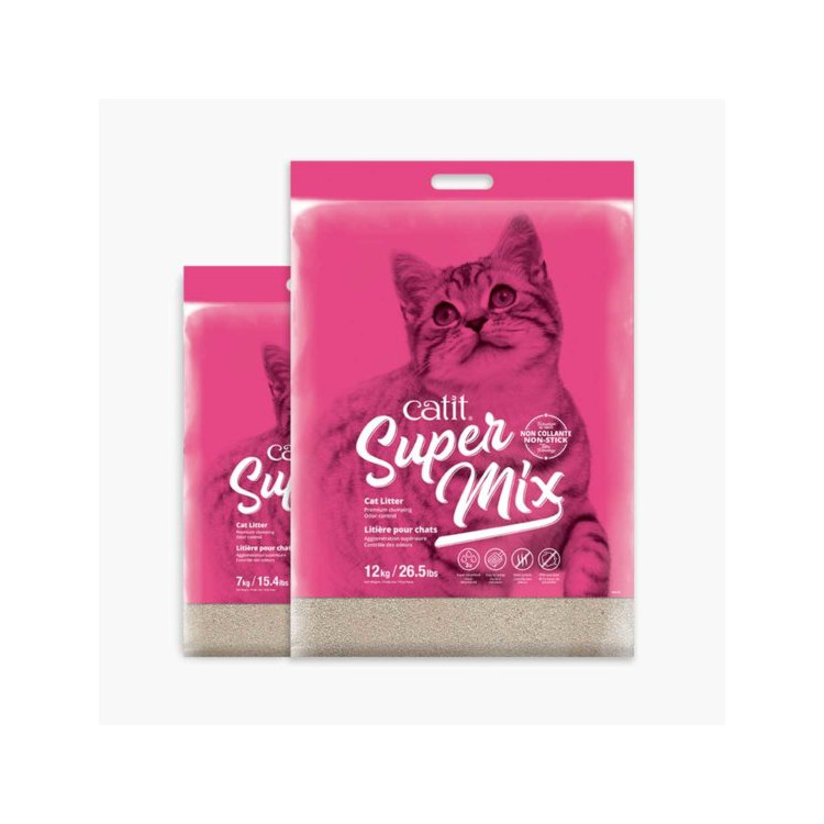 Arena Sanitaria Aglomerante Catit Supermix 7 Kg. y 12 Kg. Arena Sanitaria Aglomerante Catit Supermix 7 Kg. y 12 Kg.