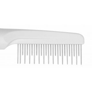 Peine fino: 
ayuda a mantener el pelaje suave eliminando el pelo suelto y pequeñas partículas de suciedad