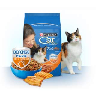 Purina Cat Chow Adultos "Delimix" 8 Kg.