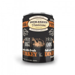 Oven Baked Pate Pavo grain free para perros lata 354 g.