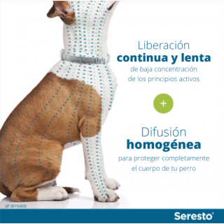 Seresto hasta 8 Kg. Collar Antipulgas 8 meses de protección