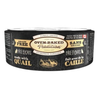 Oven Baked Paté Codorniz para gatos grain free lata 156 Gr.